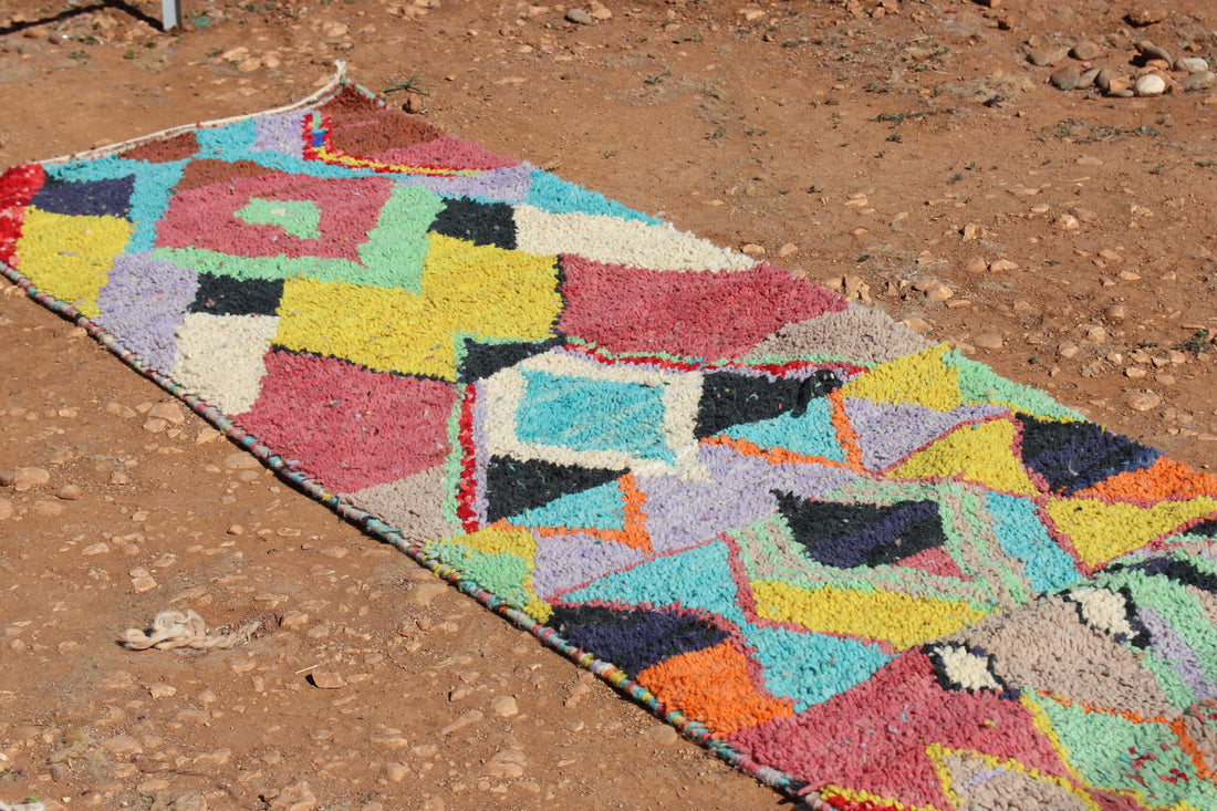 Abstract Wool runner rug - image 6