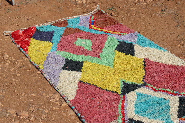 Abstract Wool runner rug - image 2