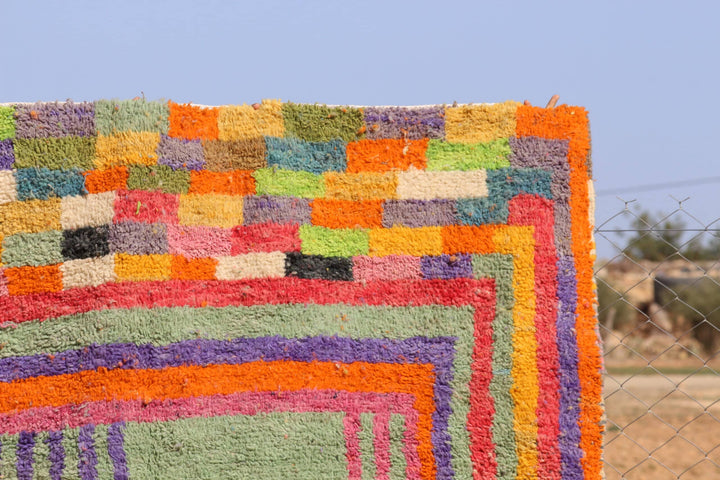 Handwoven Colorful Rug Moroccan Design - image 2
