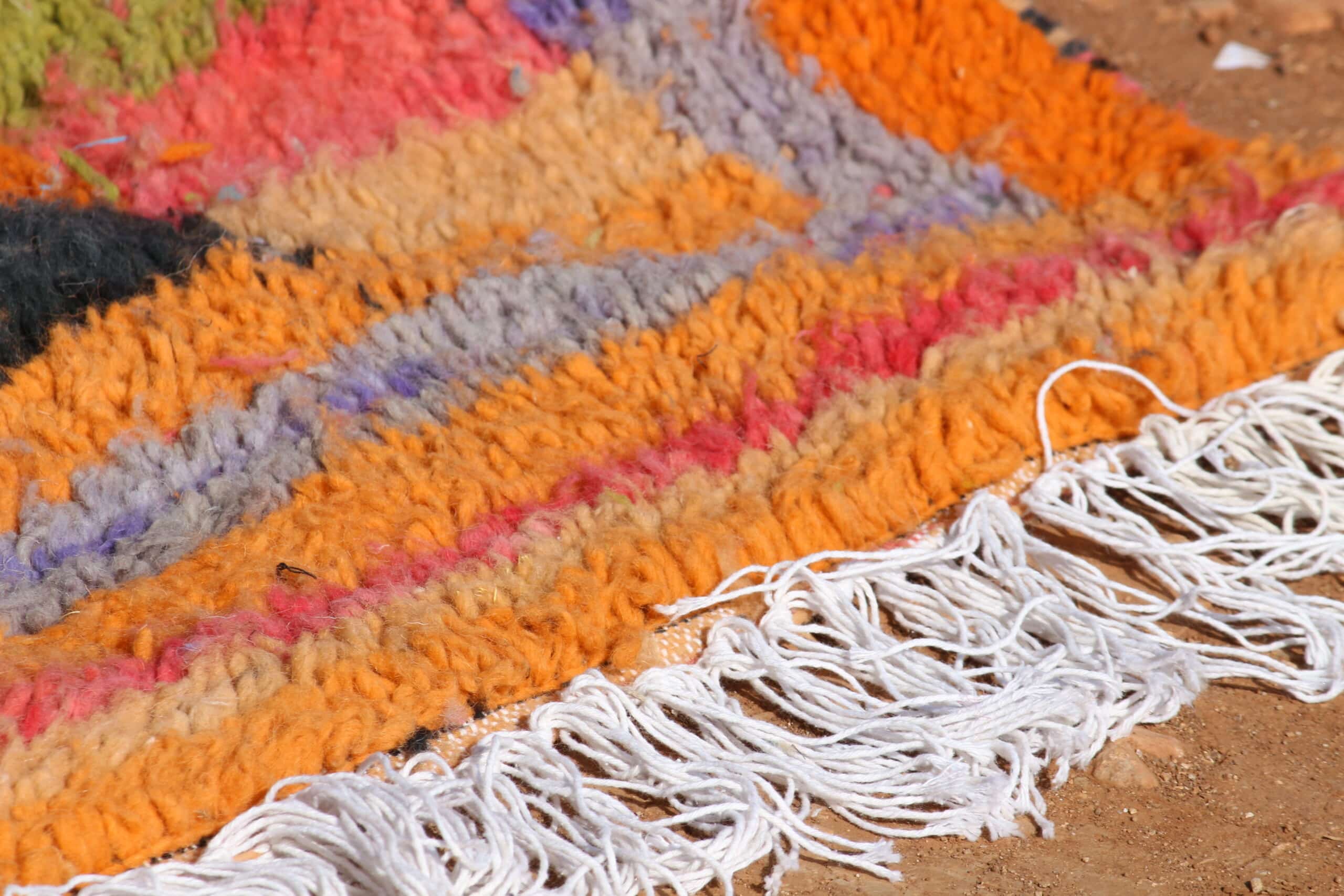 Handwoven Colorful Rug Moroccan Design - image 7