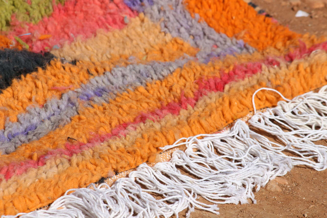 Handwoven Colorful Rug Moroccan Design - image 7