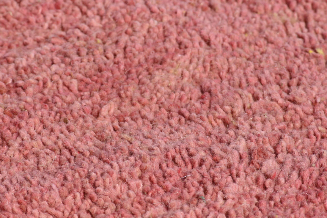 Handwoven Pink Rug Moroccan Minimalist Design - image 3