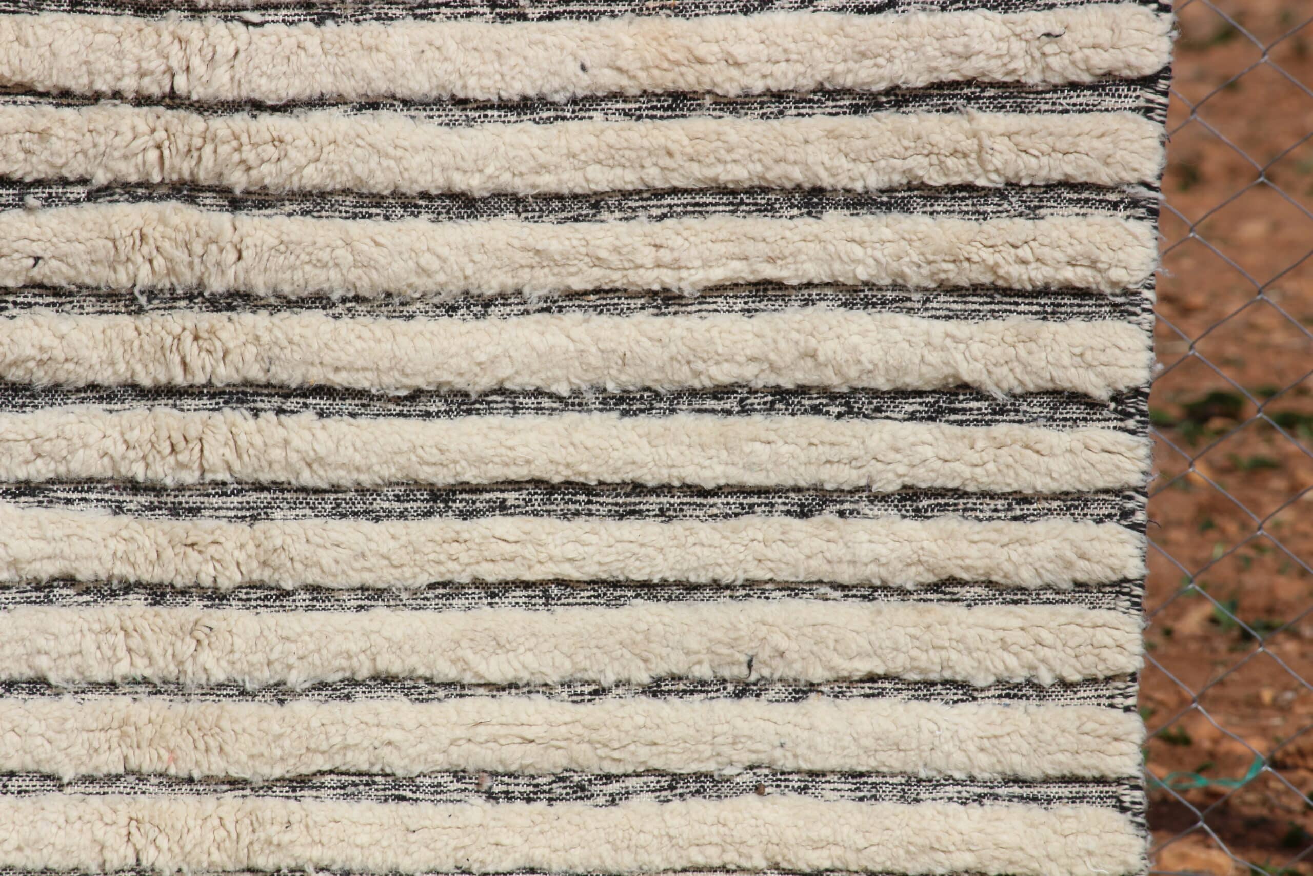 Grey Striped Rug - image 2