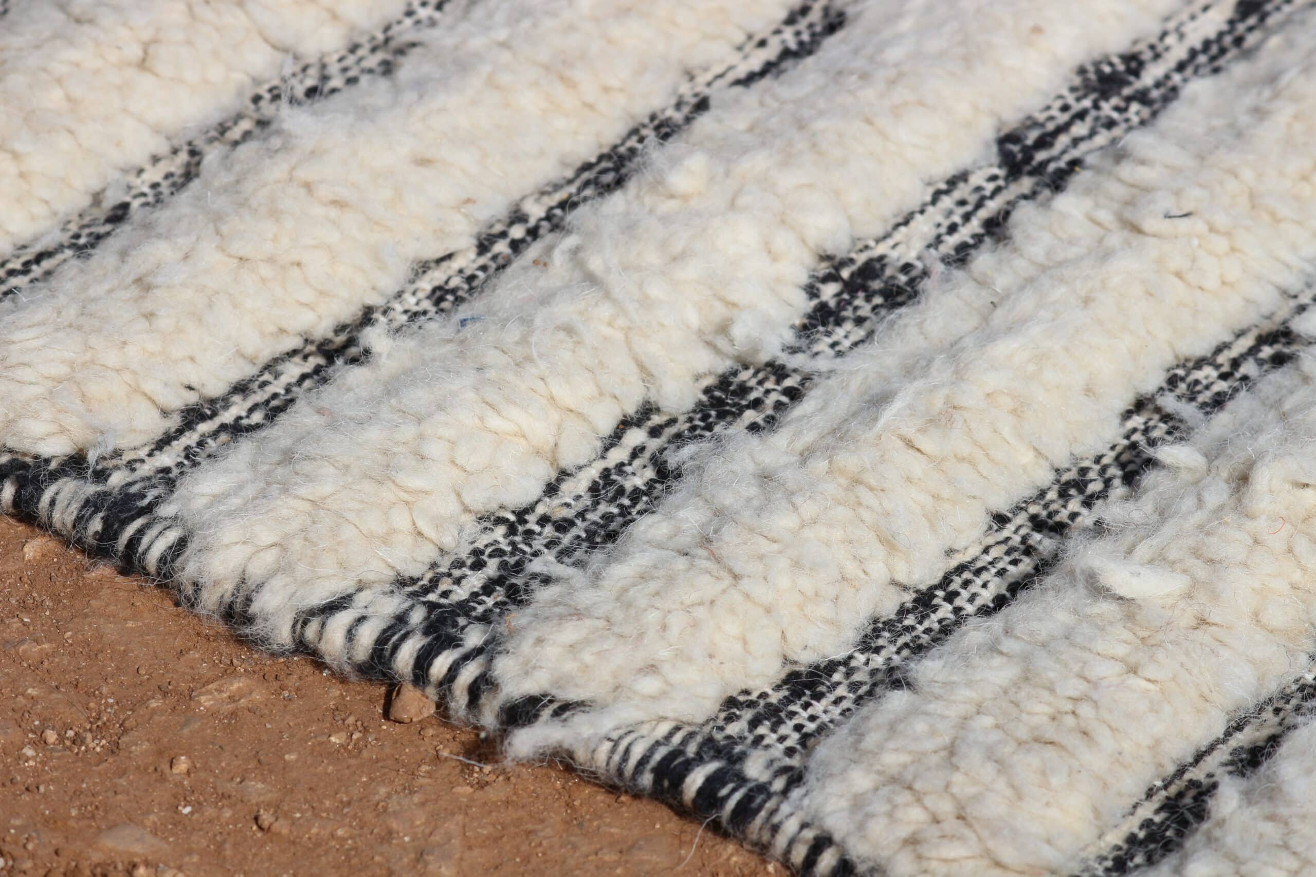 Grey Striped Rug - image 4
