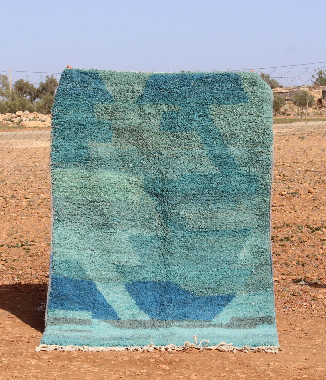 Moroccan Handwoven Abstract Rug