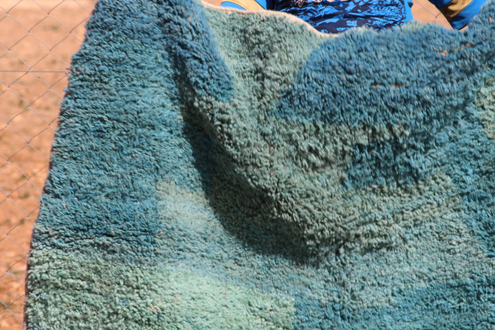 Moroccan Handwoven Abstract Rug - image 2