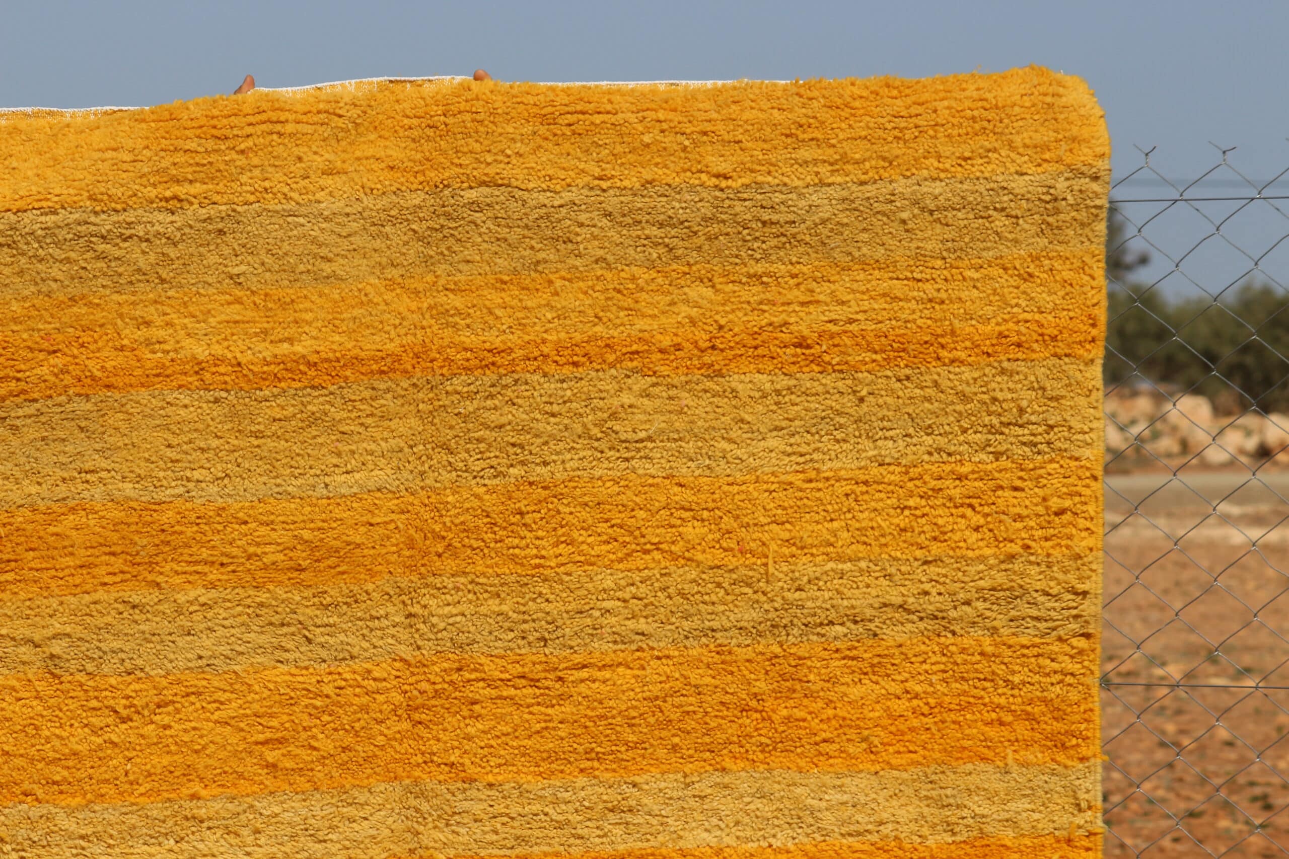 Moroccan Yellow Rug Design - image 2