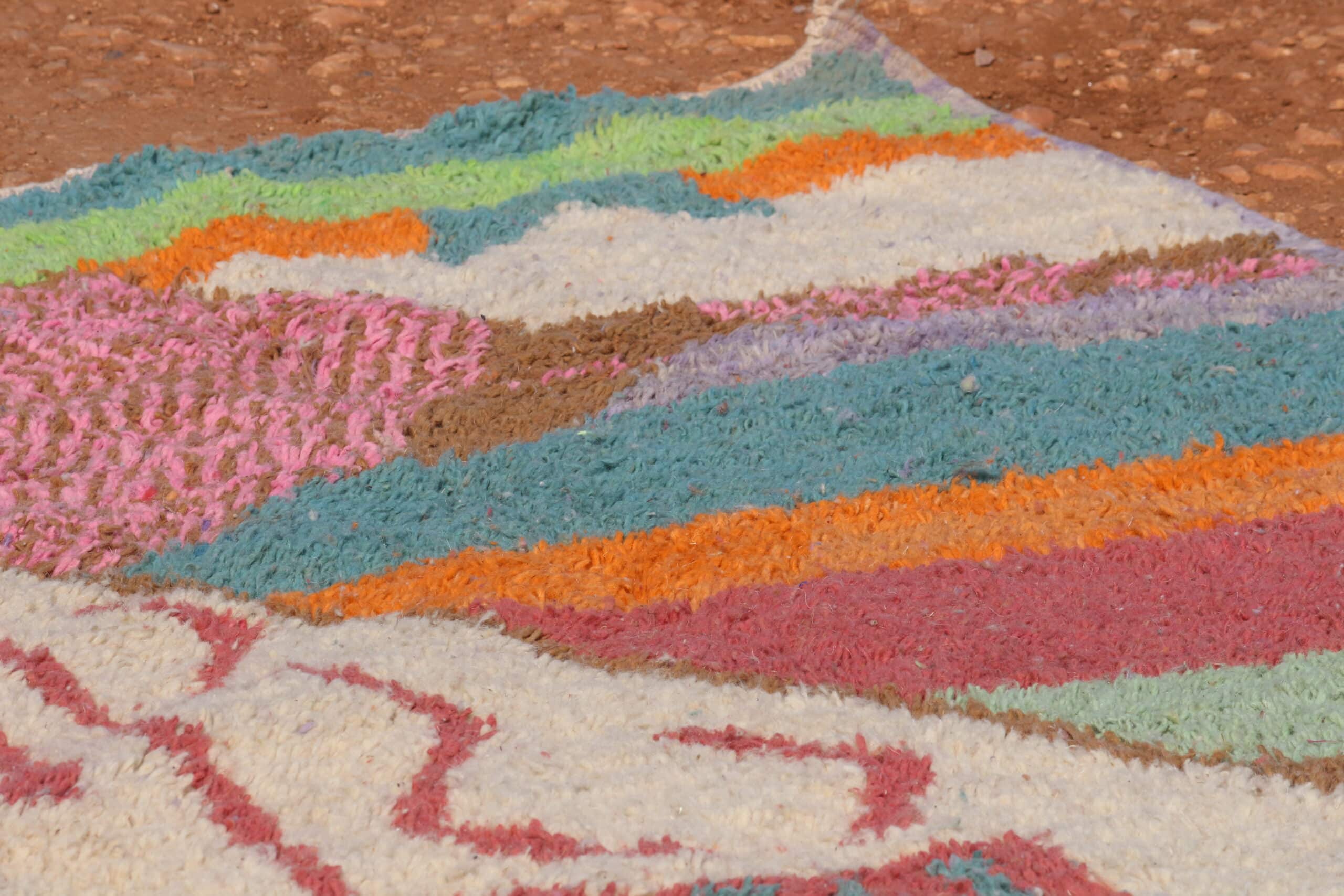 Moroccan Abstract Colorful Rug - image 7