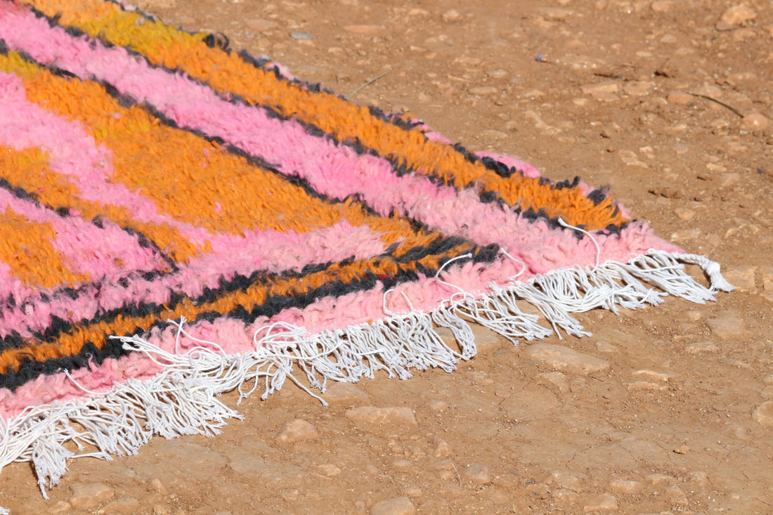 Handwoven Design Berber Rug - image 5