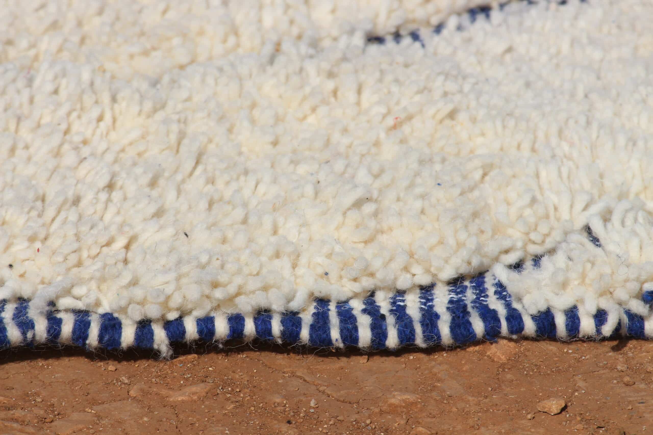 Light blue geometric rug - image 6
