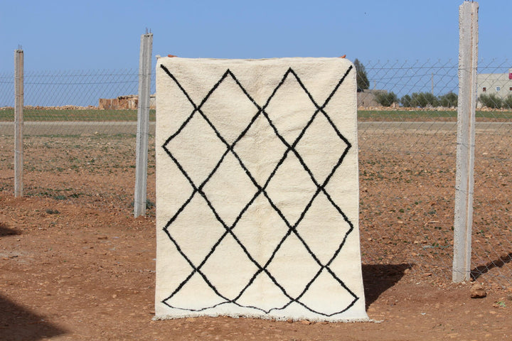Beni Ourain Shag Area Rug