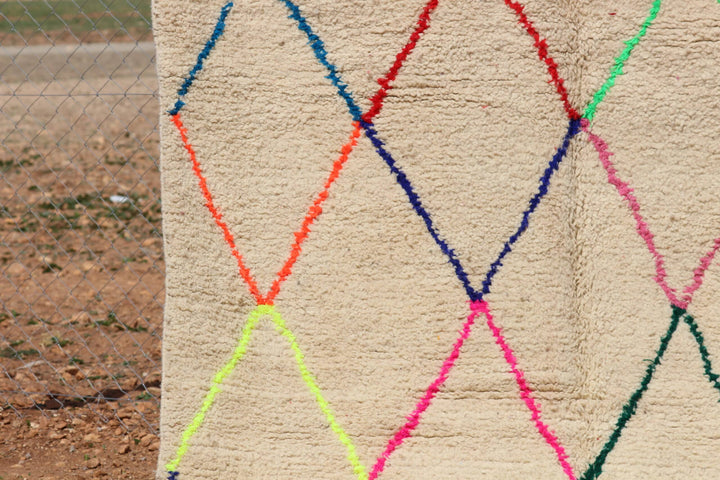 Colorful Beniourain Shag Rug - image 2