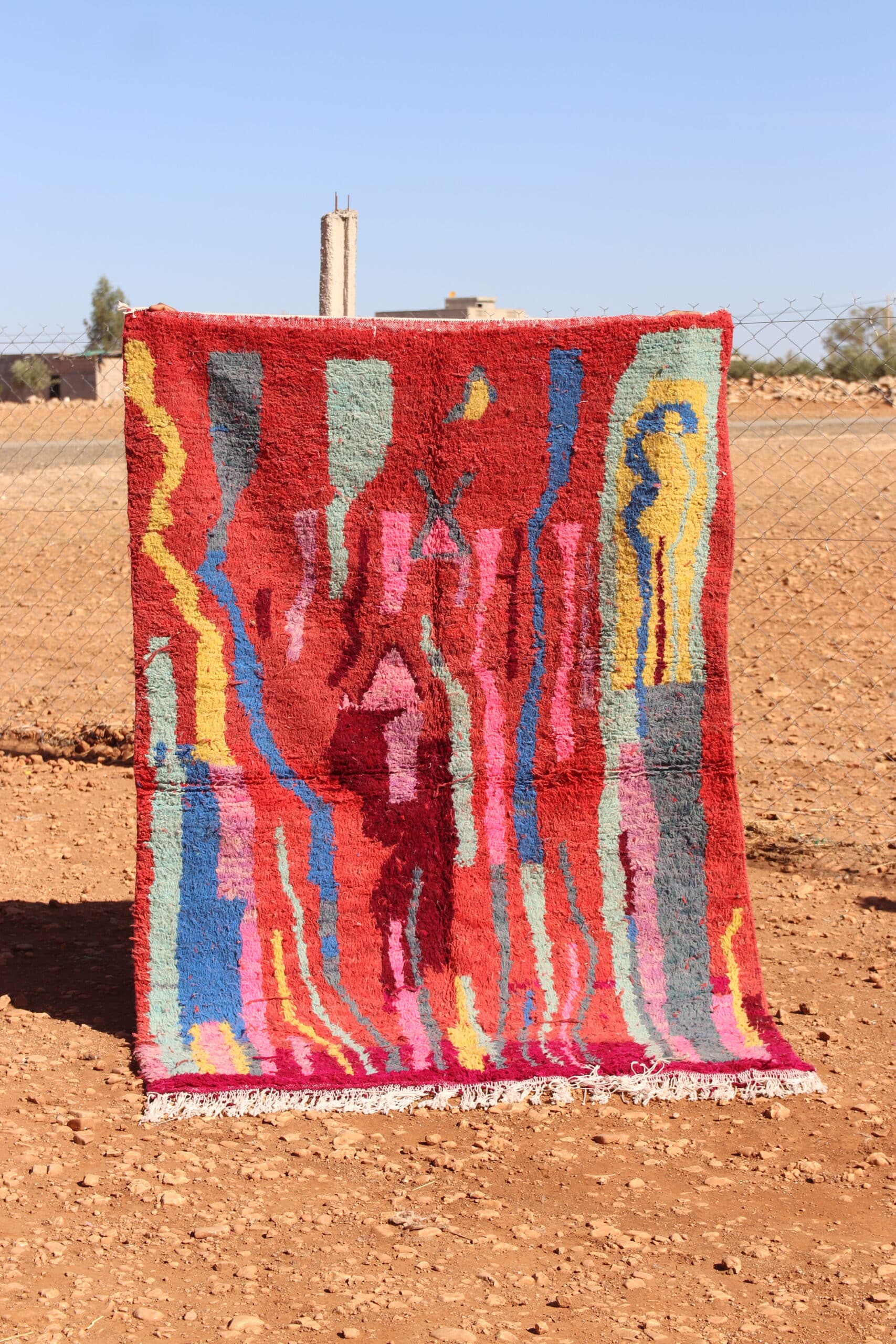Moroccan Berber Colorful Carpet