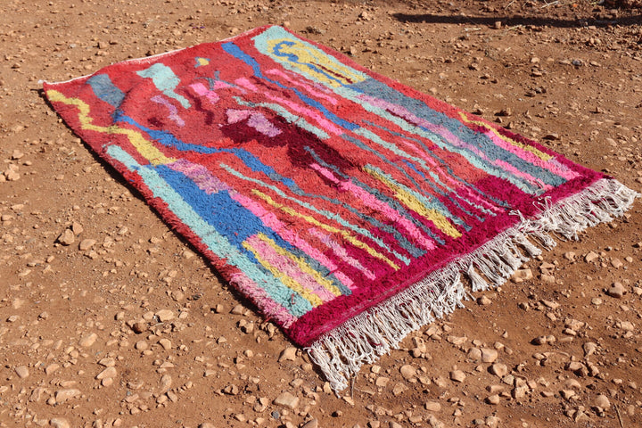 Moroccan Berber Colorful Carpet - image 2