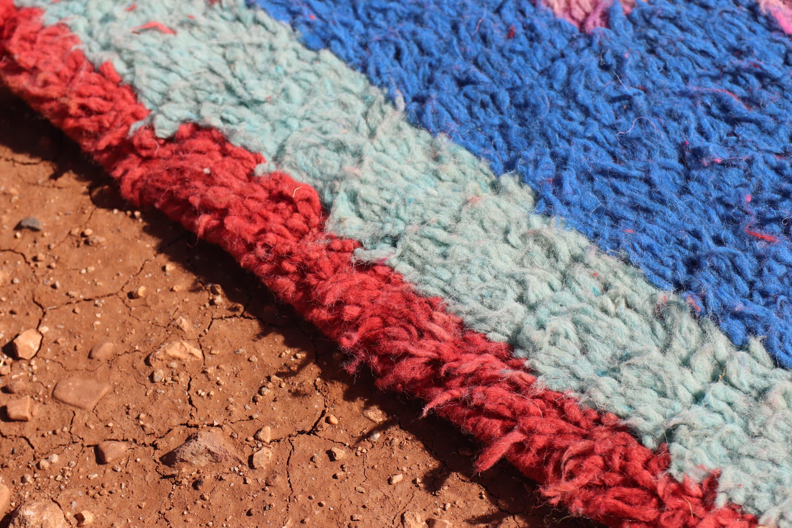 Moroccan Berber Colorful Carpet - image 6