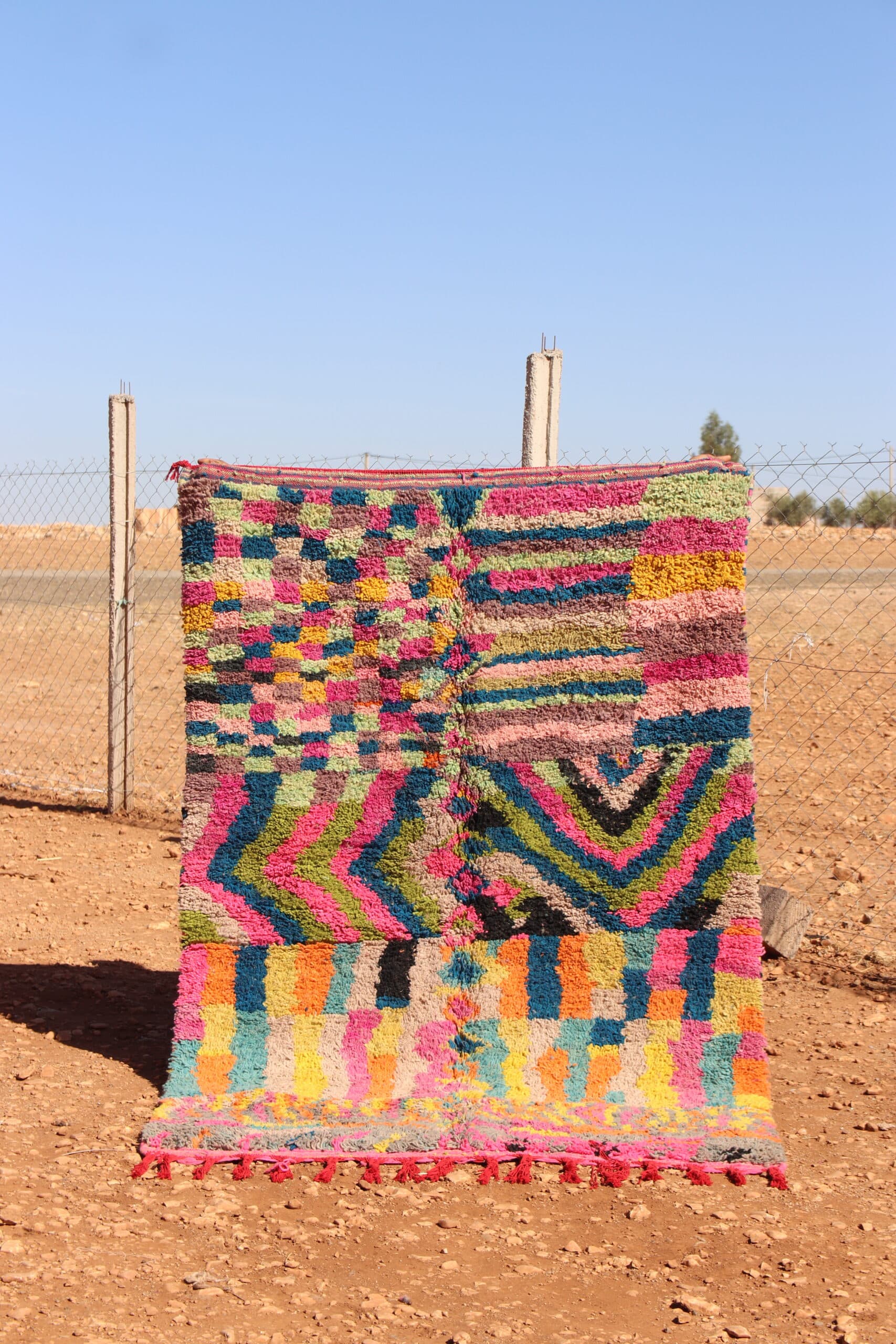 Moroccan Kaleidoscope Colorful Carpet