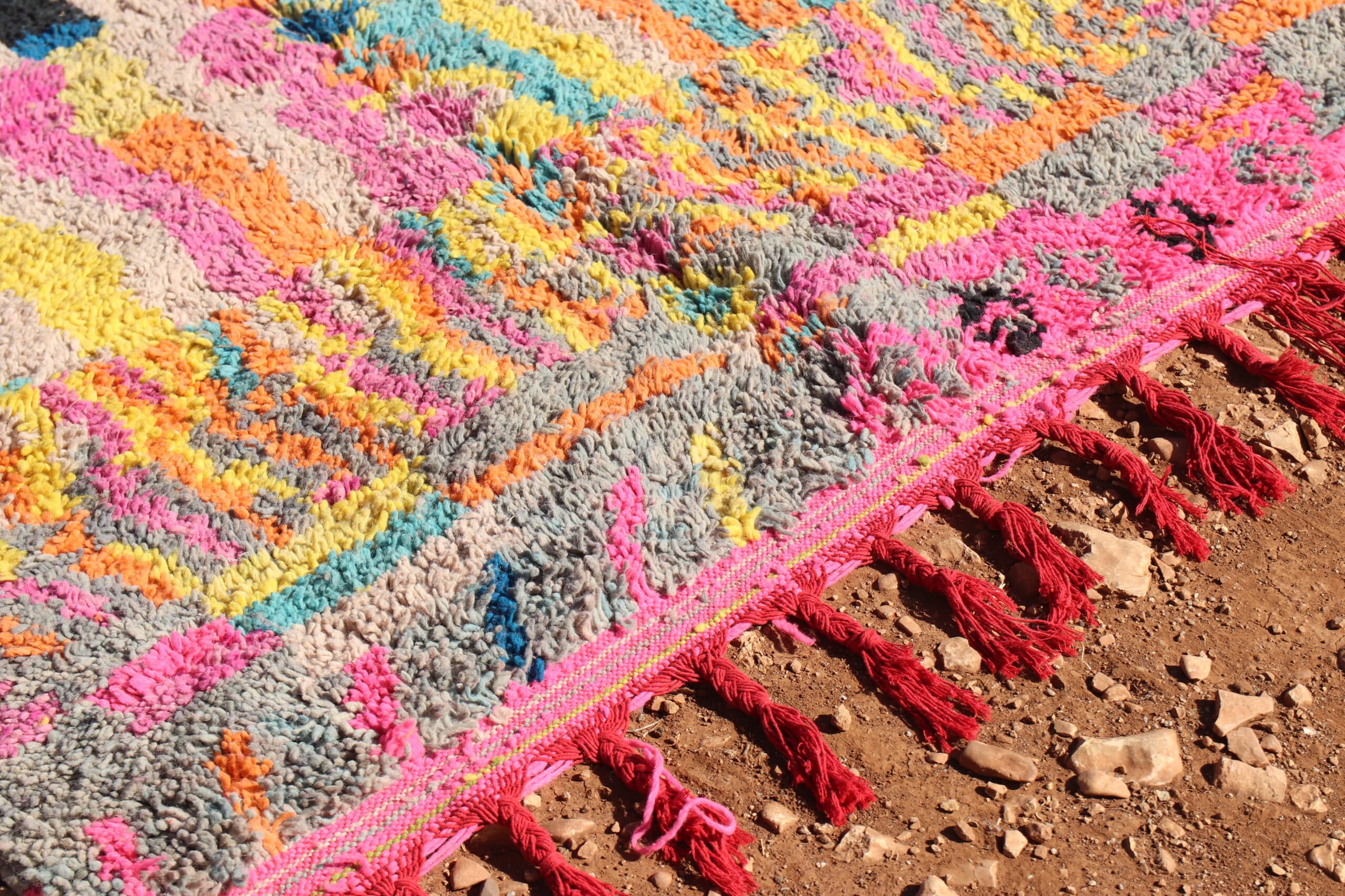 Moroccan Kaleidoscope Colorful Carpet - image 3