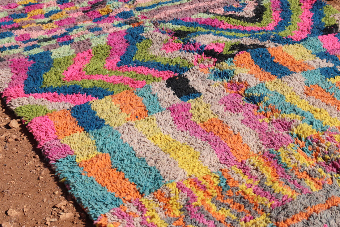 Moroccan Kaleidoscope Colorful Carpet - image 4