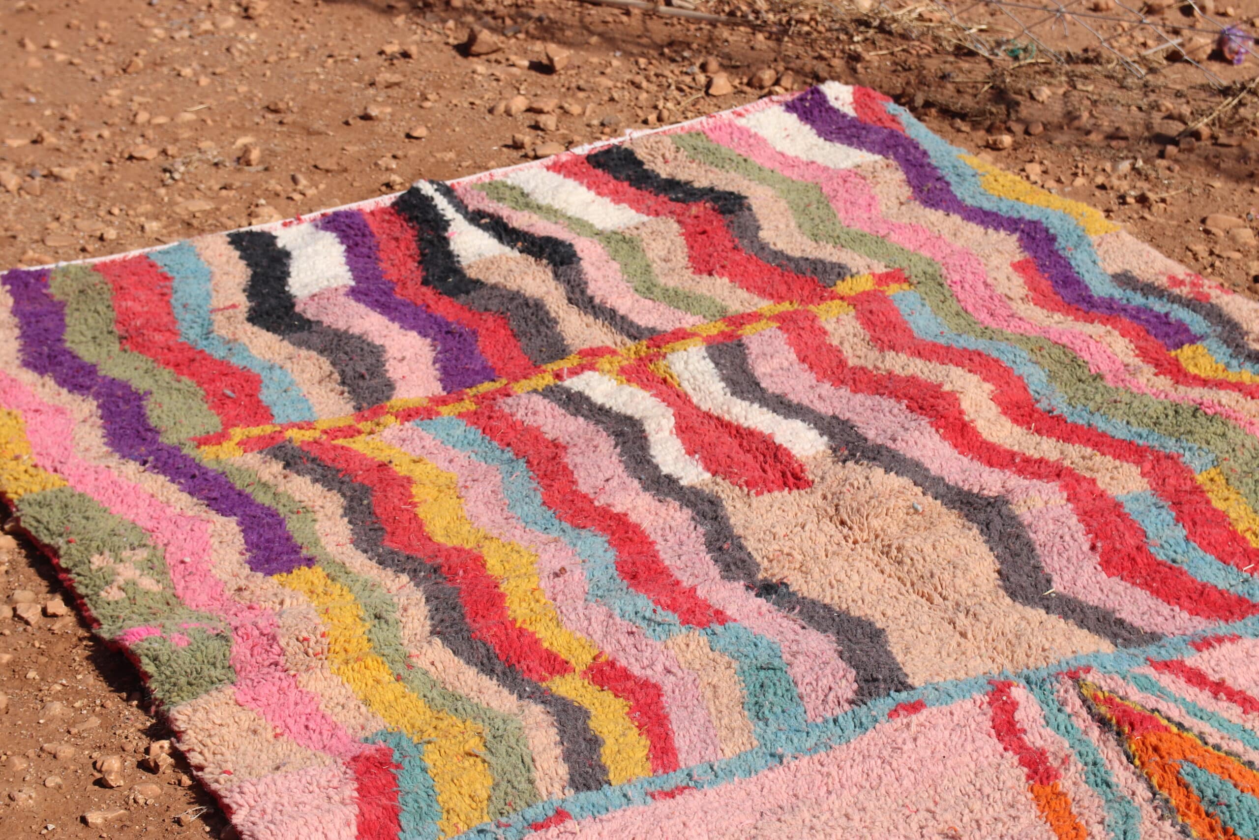 Vibrant Abstract Multicolor Rug - image 4