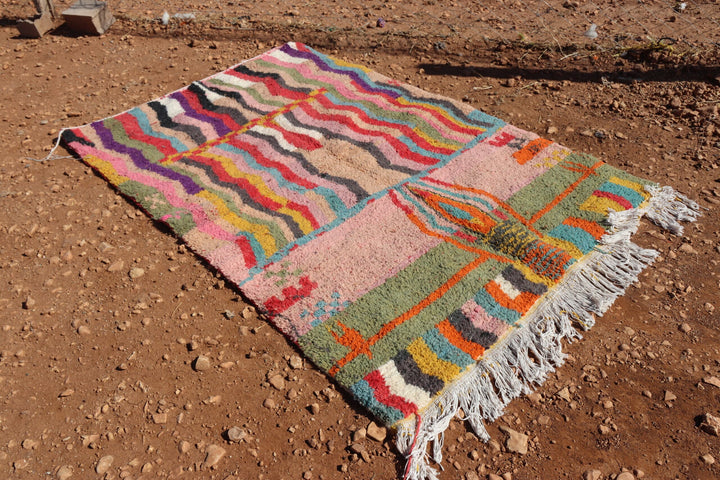 Vibrant Abstract Multicolor Rug - image 2