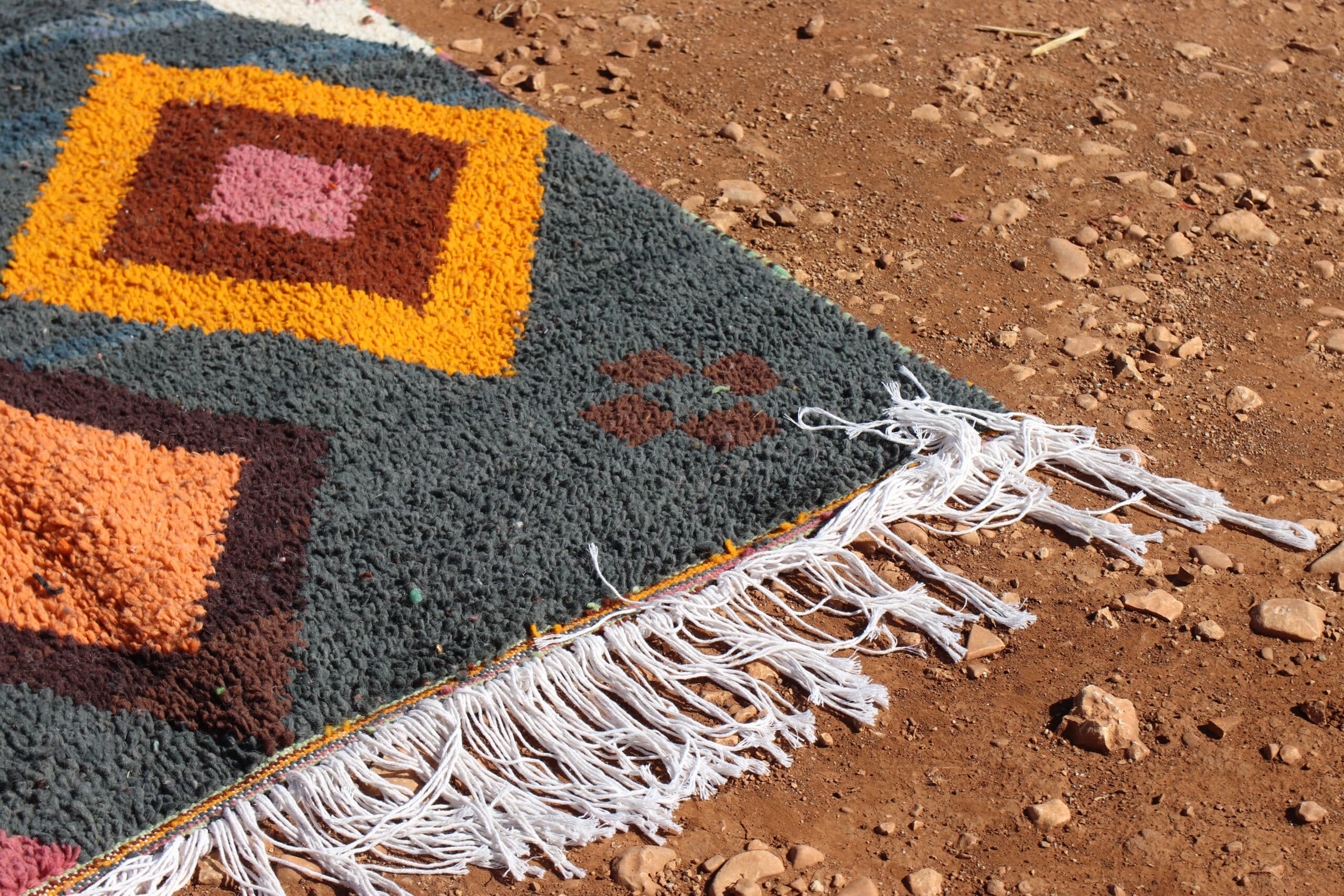 Artisan Multicolor Berber Rug - image 5