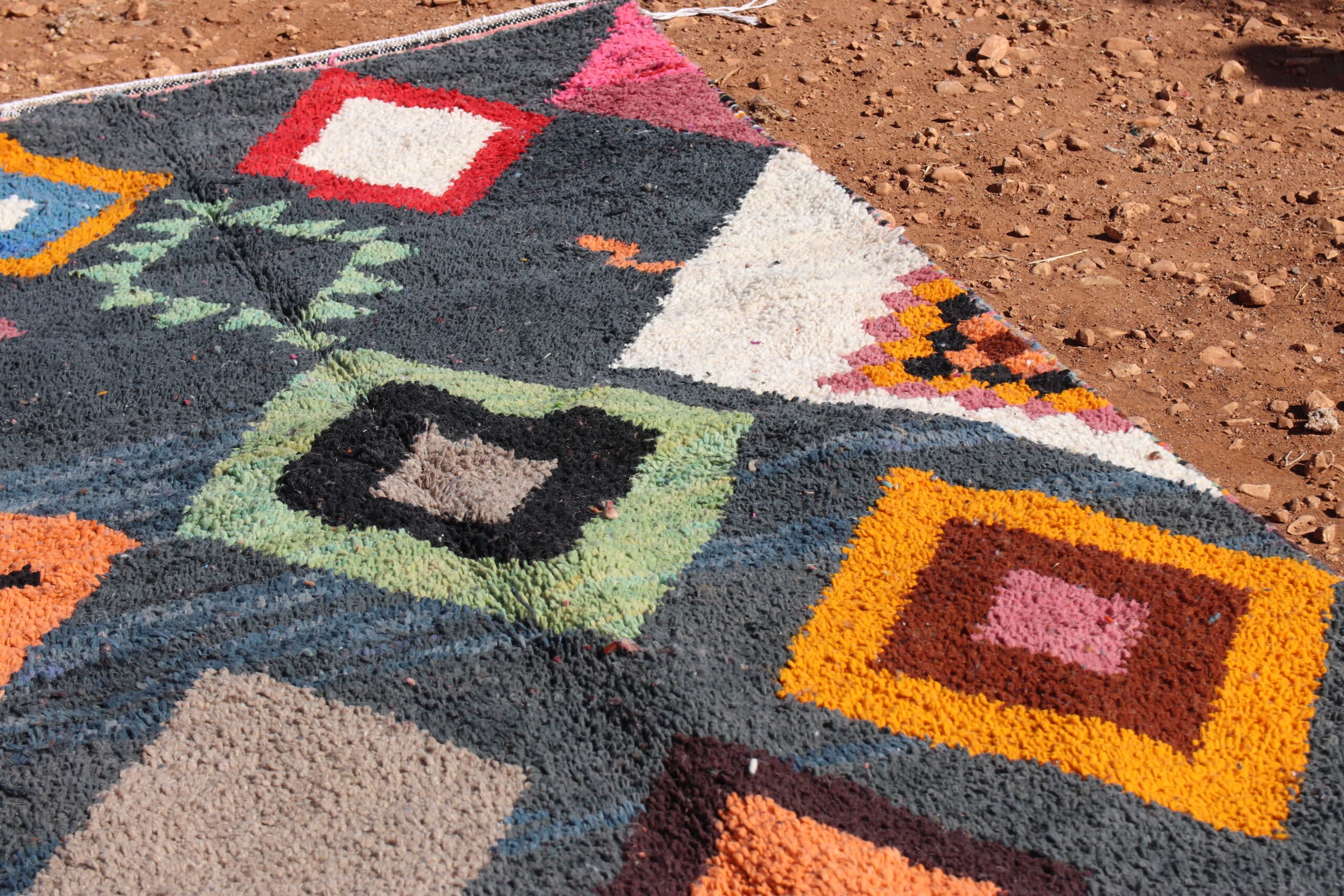Artisan Multicolor Berber Rug - image 4
