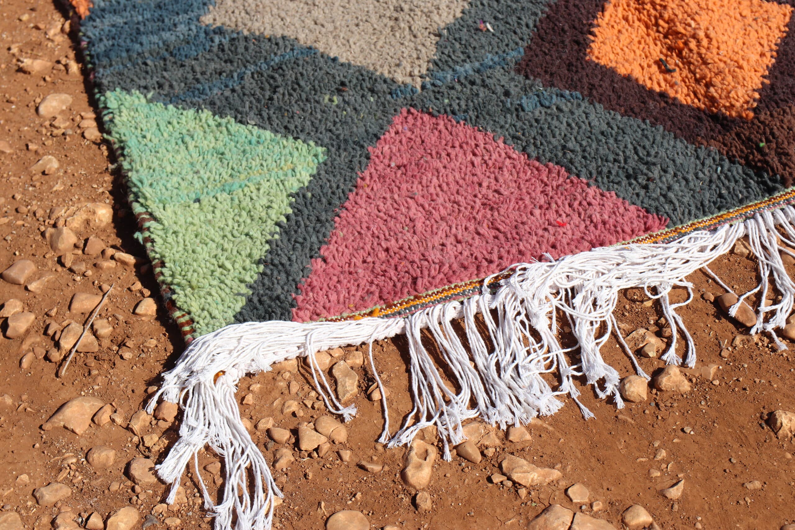 Artisan Multicolor Berber Rug - image 3