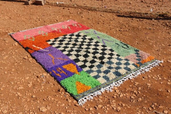 Moroccan Berber Colorful Rug