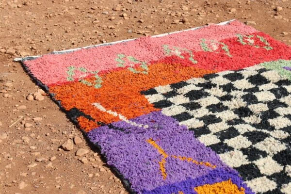 Moroccan Berber Colorful Rug