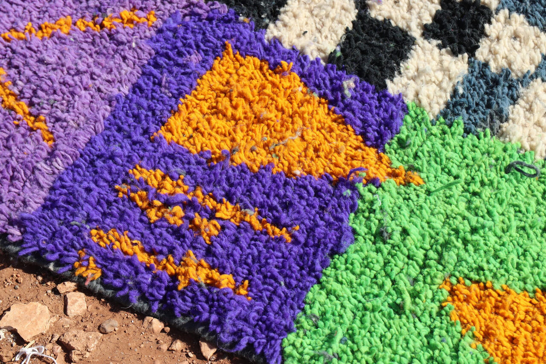 Moroccan Berber Artistic Colorful Rug - image 6