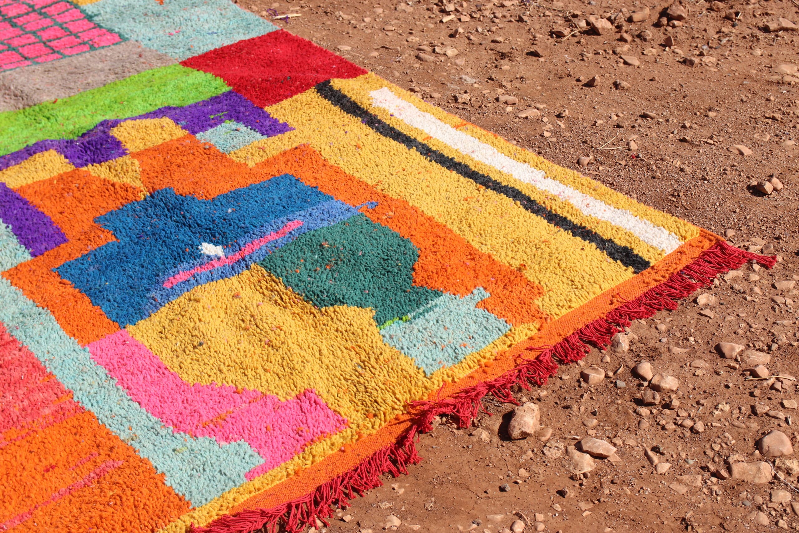 Handmade Contemporary Abstract Rug - image 4