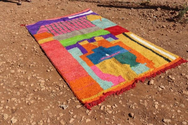Handmade Contemporary Abstract Rug