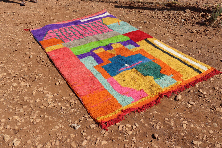Handmade Contemporary Abstract Rug - image 2