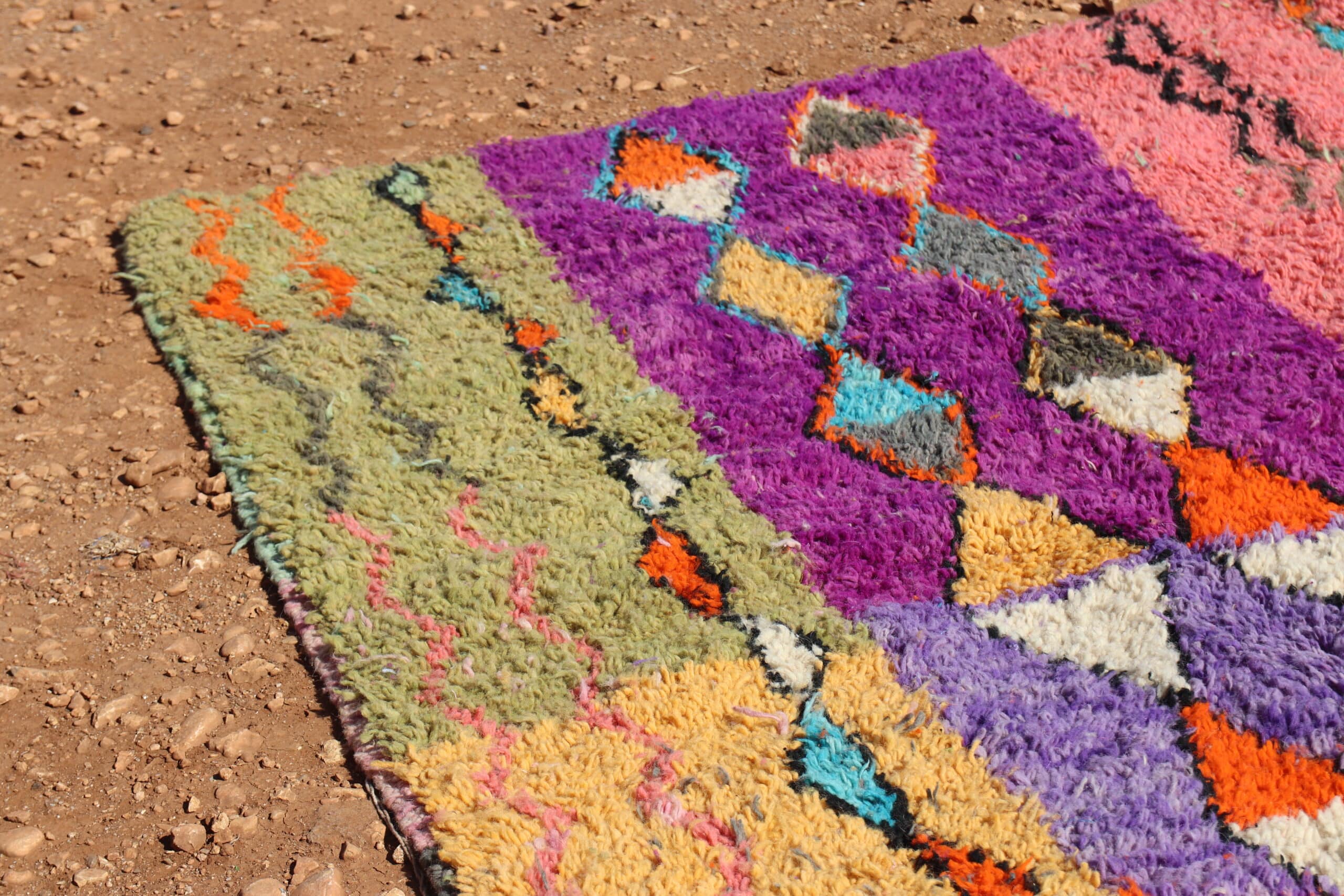 Handwoven Colorful Rug - image 2
