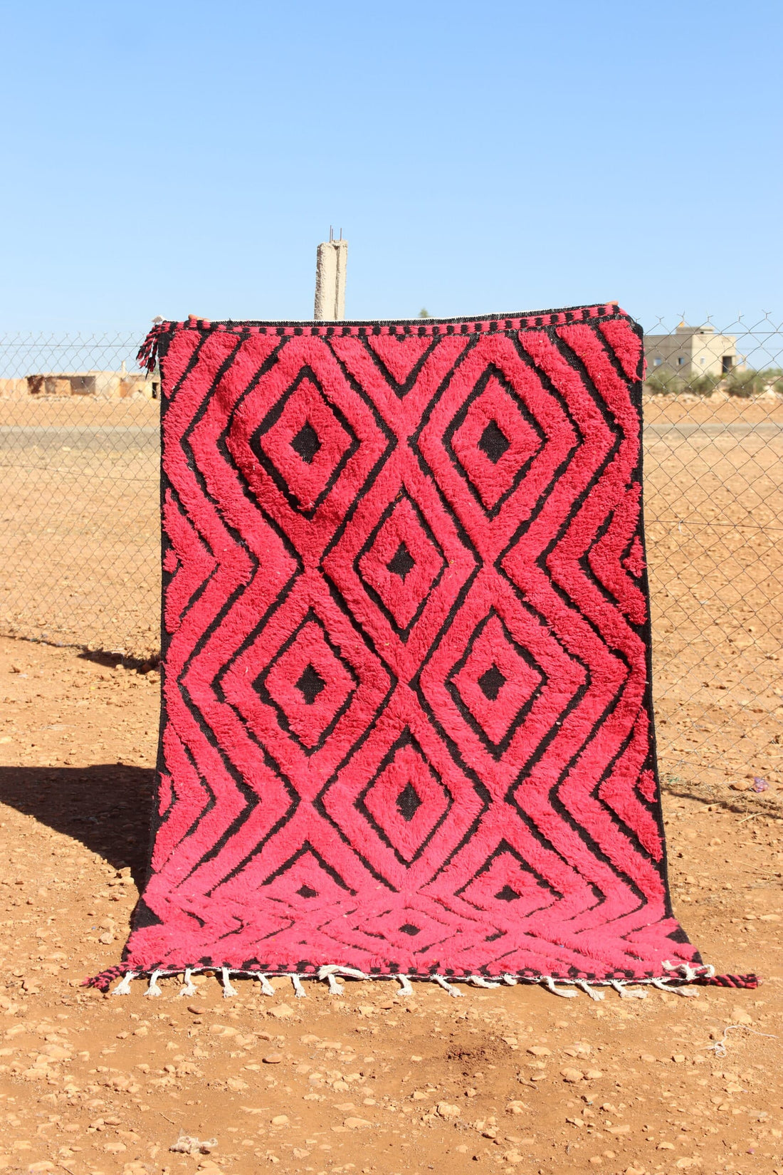 Handwoven Moroccan Wool Rug
