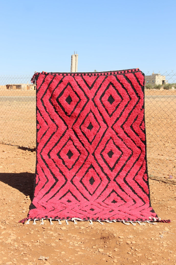 Handwoven Moroccan Wool Rug