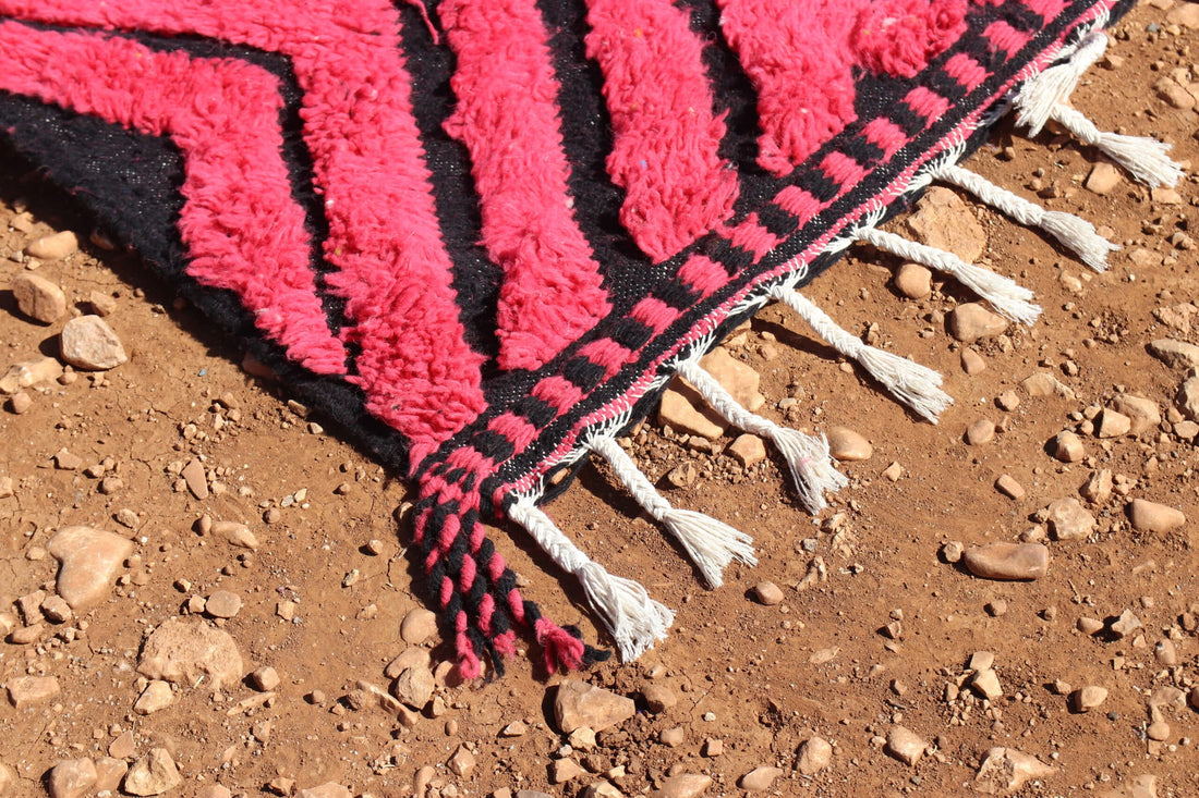 Handwoven Moroccan Wool Rug - image 5