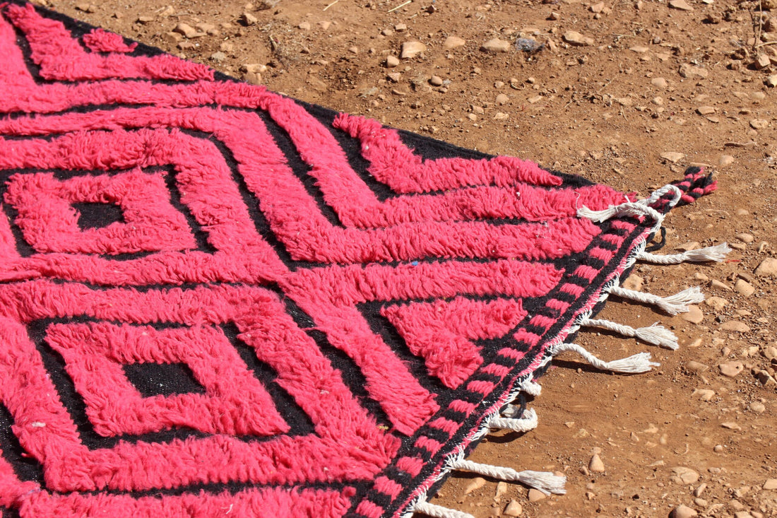 Handwoven Moroccan Wool Rug - image 4