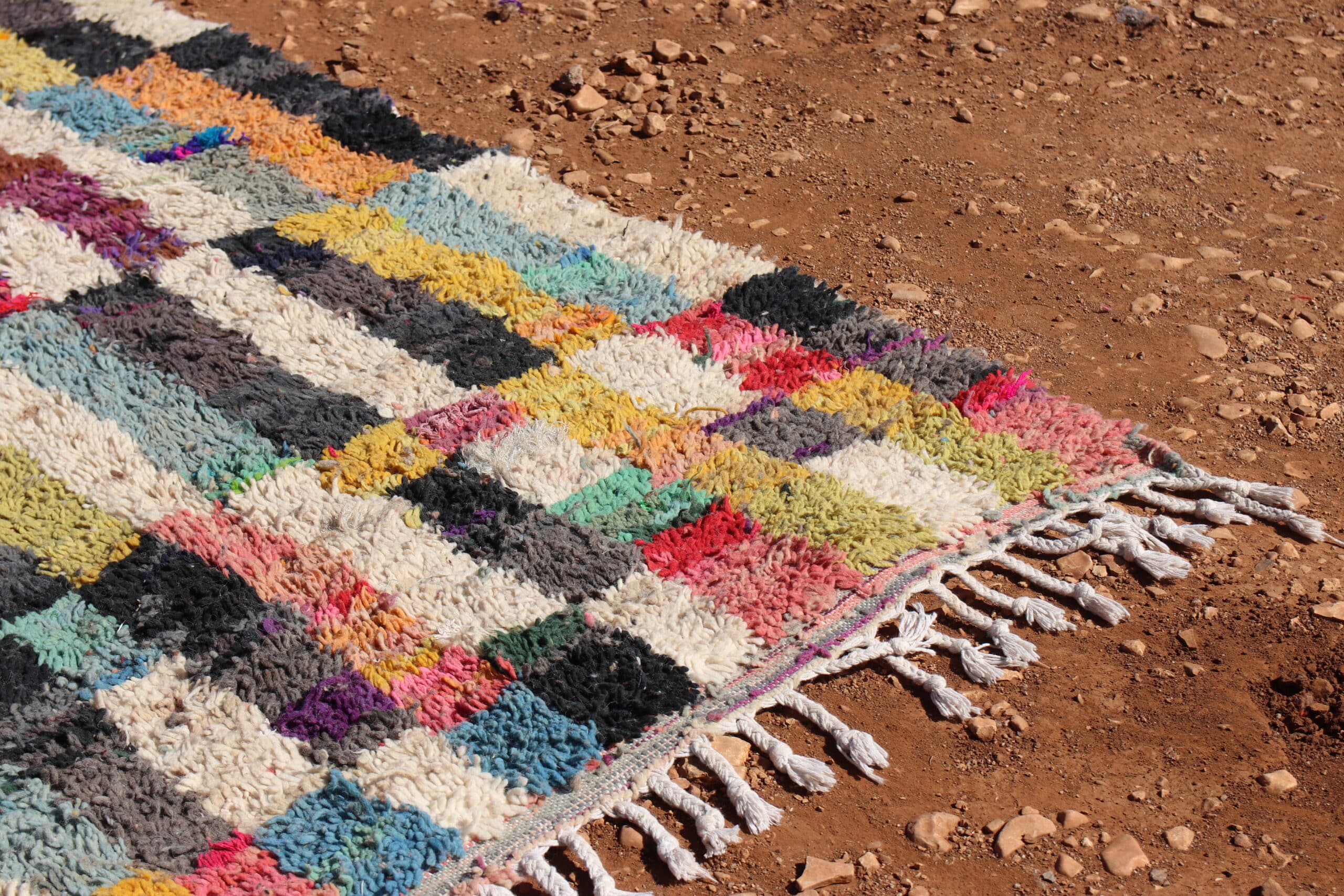 Abstract Moroccan Multicolor Rug - image 4