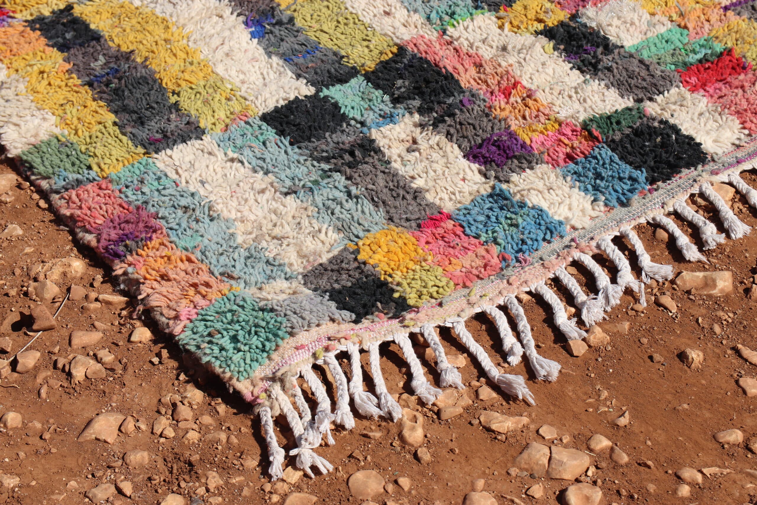Abstract Moroccan Multicolor Rug - image 3