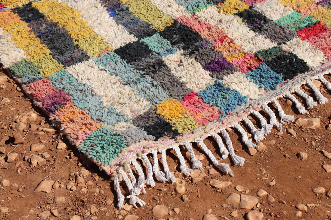 Abstract Moroccan Multicolor Rug - image 3