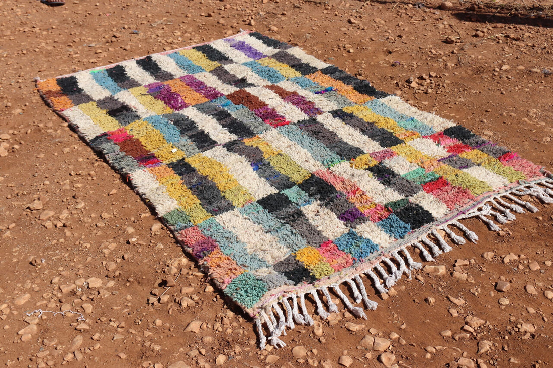 Abstract Moroccan Multicolor Rug - image 2