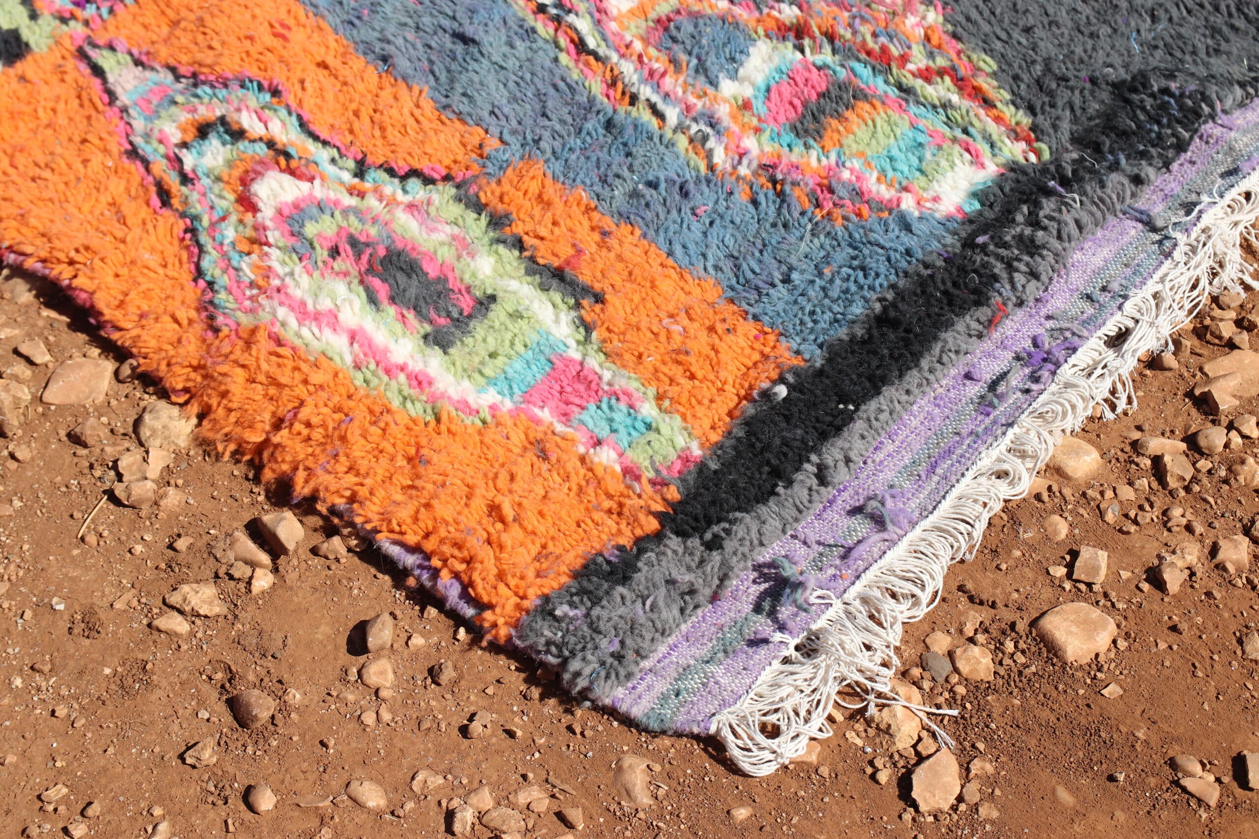 Luxurious Berber Moroccan Multicolor Rug - image 4