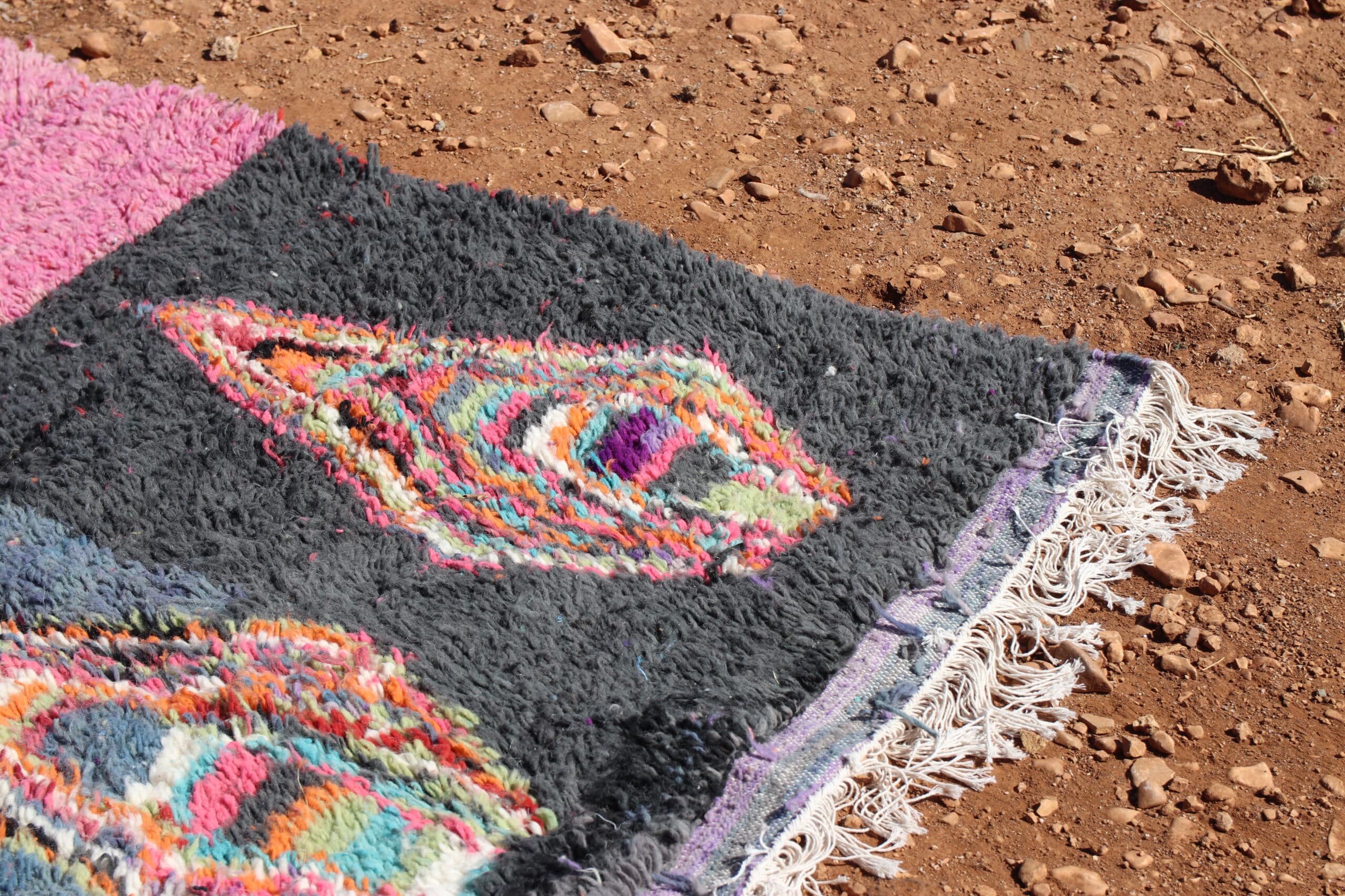 Luxurious Berber Moroccan Multicolor Rug - image 5