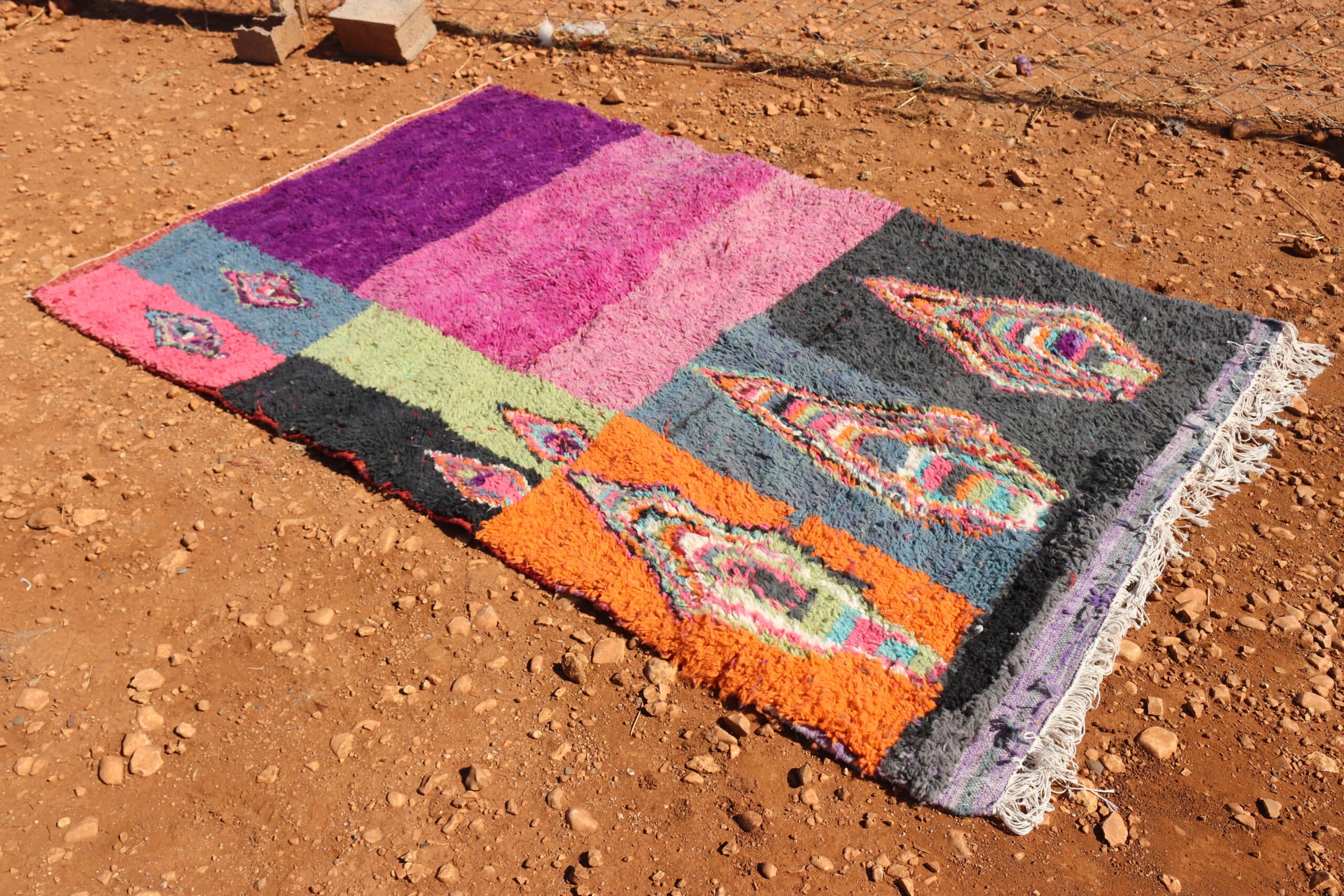 Luxurious Berber Moroccan Multicolor Rug - image 2