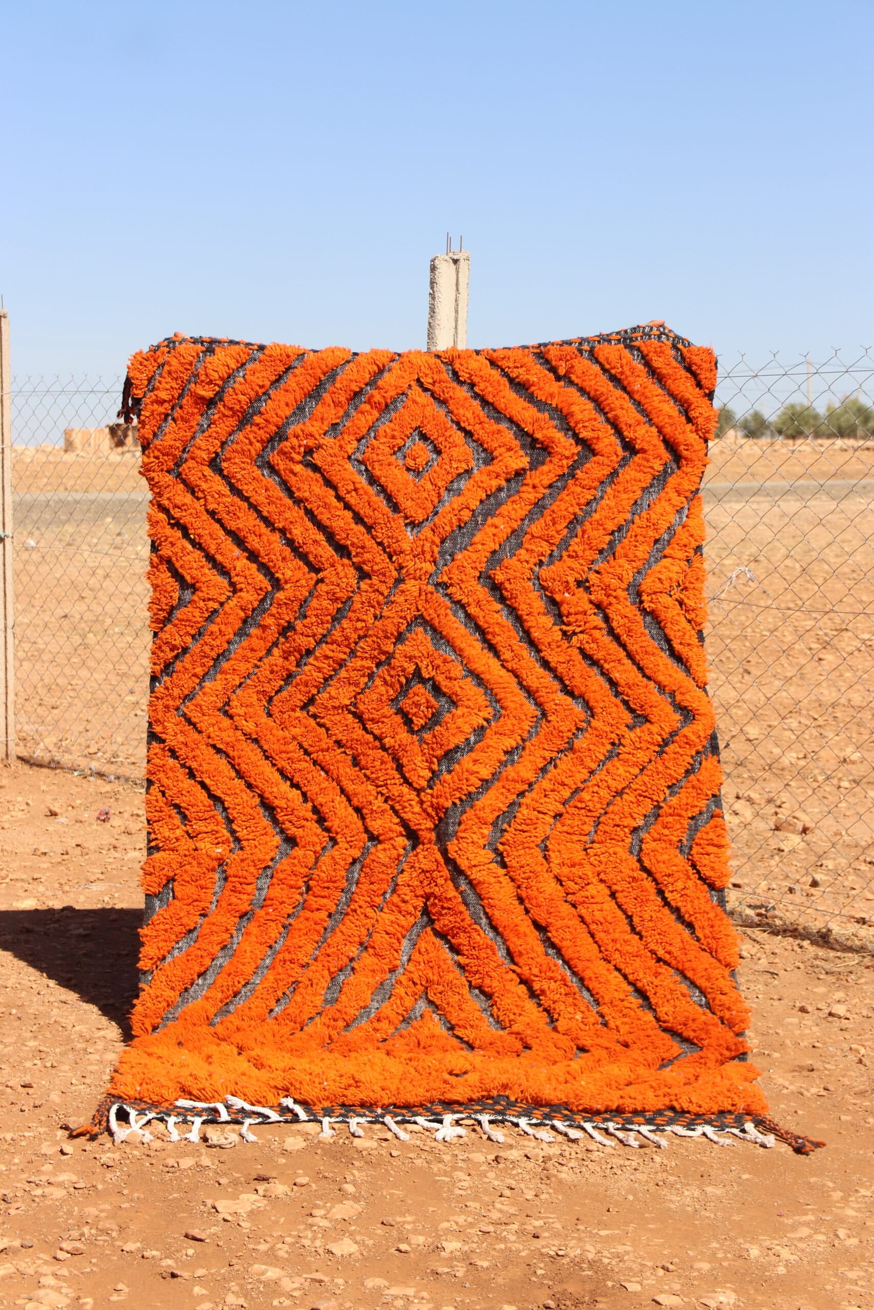 Stunning Moroccan Rug Orange