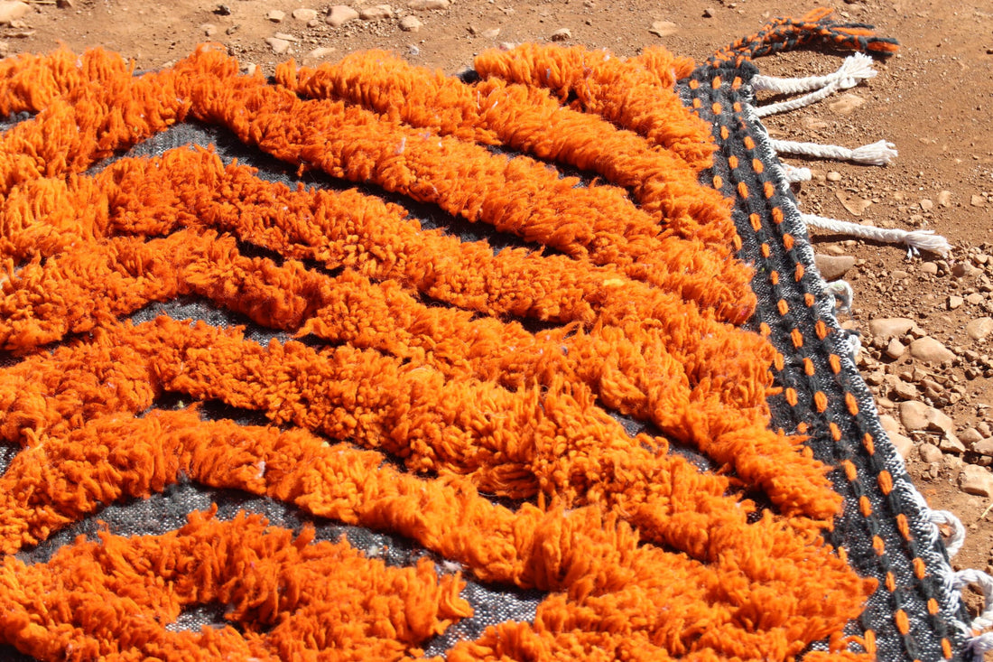 Stunning Moroccan Rug Orange - image 5