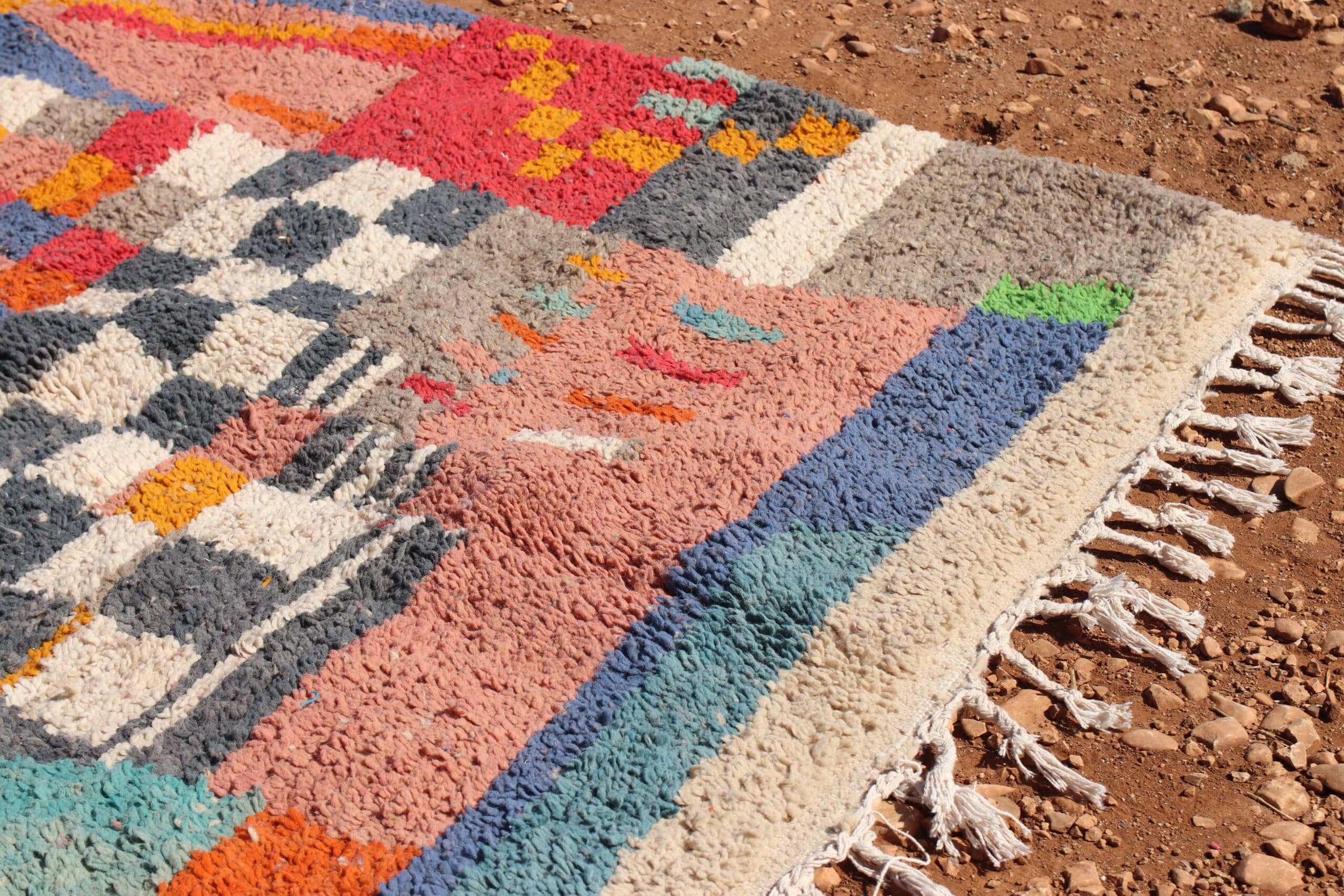 Abstract Moroccan Colorful Rug - image 6