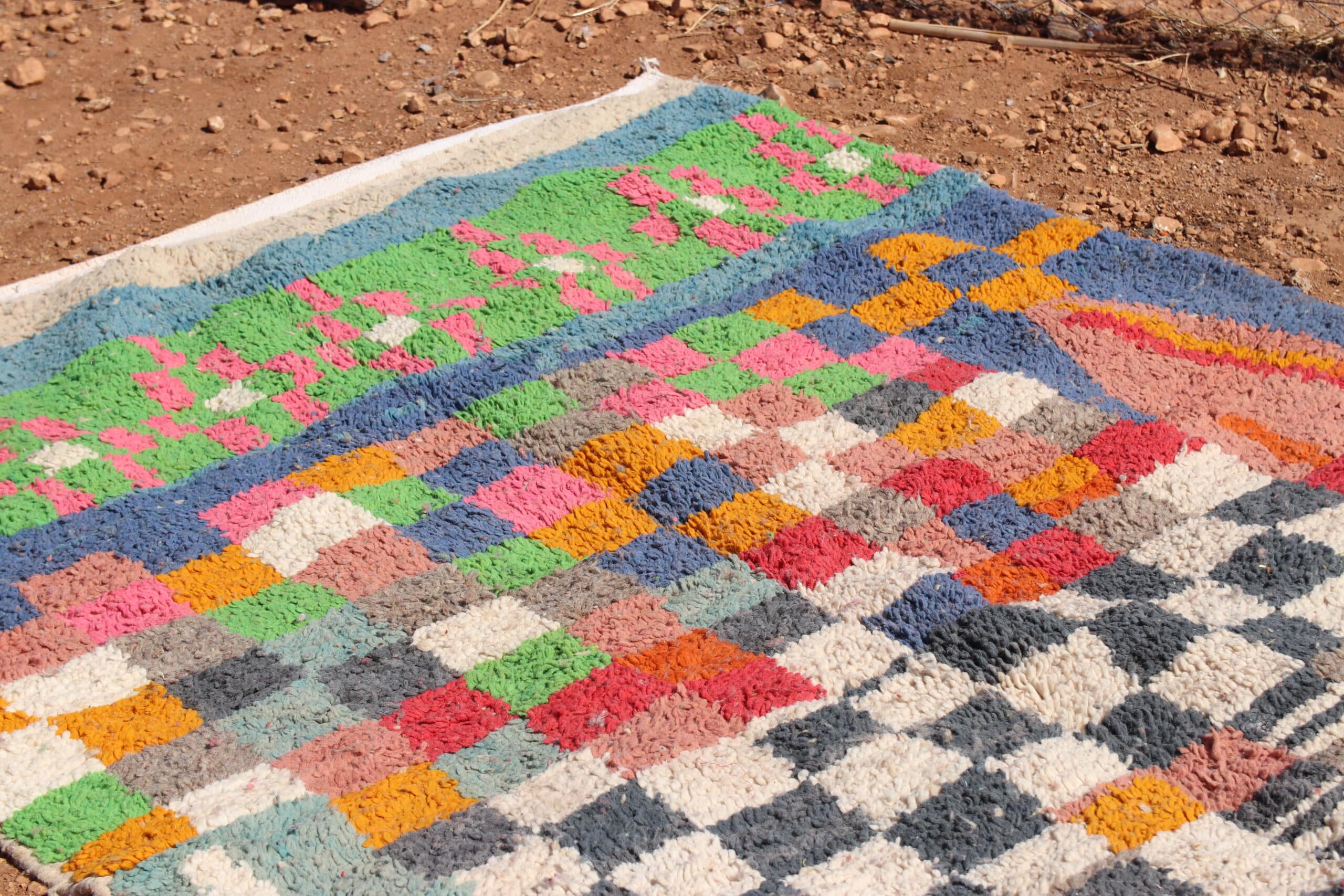 Abstract Moroccan Colorful Rug - image 5