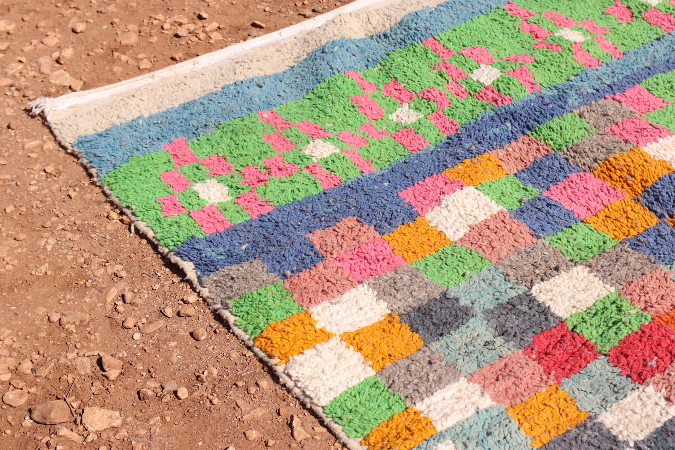 Abstract Moroccan Colorful Rug - image 3